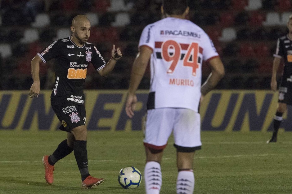 Rgis durante derrota para o Botafogo-SP, em partida amistosa em Ribeiro Preto