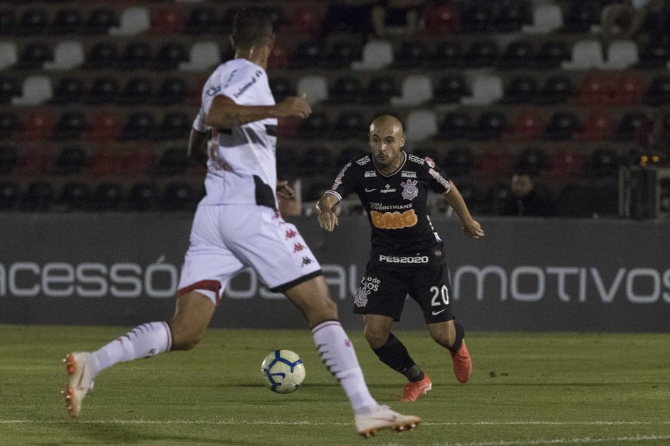 Rgis durante jogo contra o Botafogo-SP, em partida amistosa em Ribeiro Preto