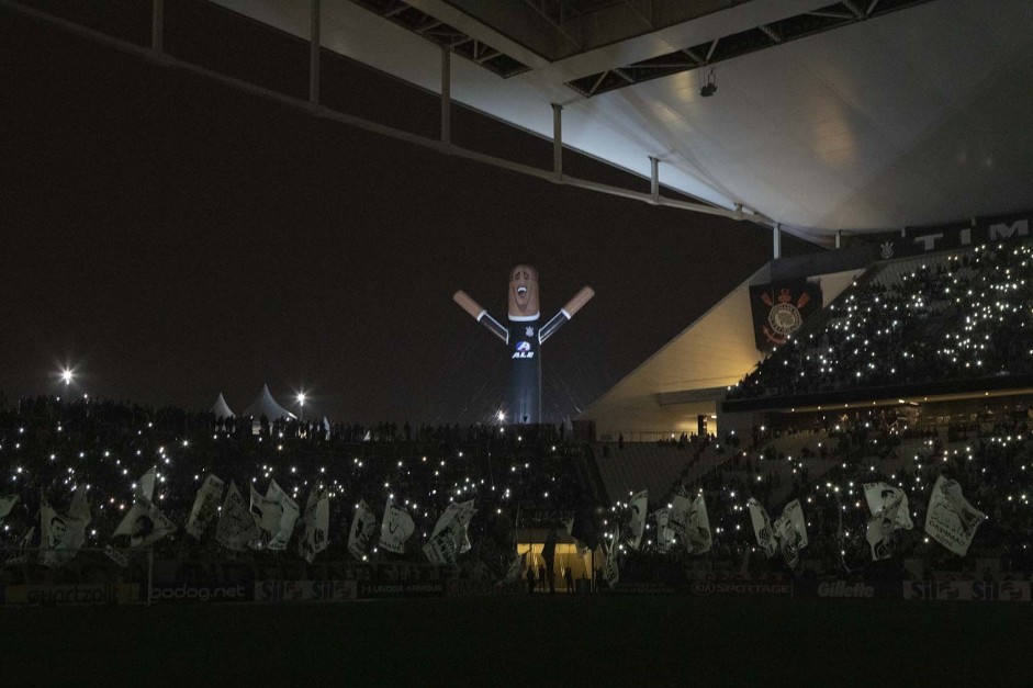 Arena Corinthians durante comemorao de aniversrio do clube