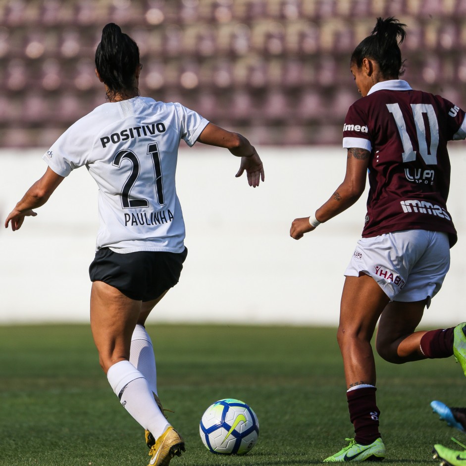Paulinha no empate contra a Ferroviria, pelo Campeonato Brasileiro Feminino