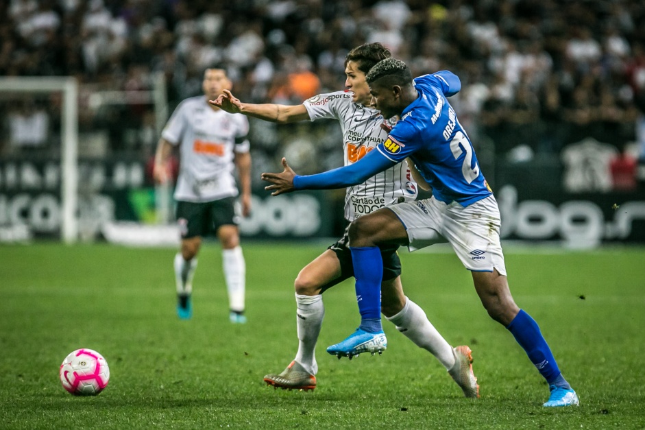Vital no jogo contra o Cruzeiro, pelo Brasileiro, na Arena Corinthians