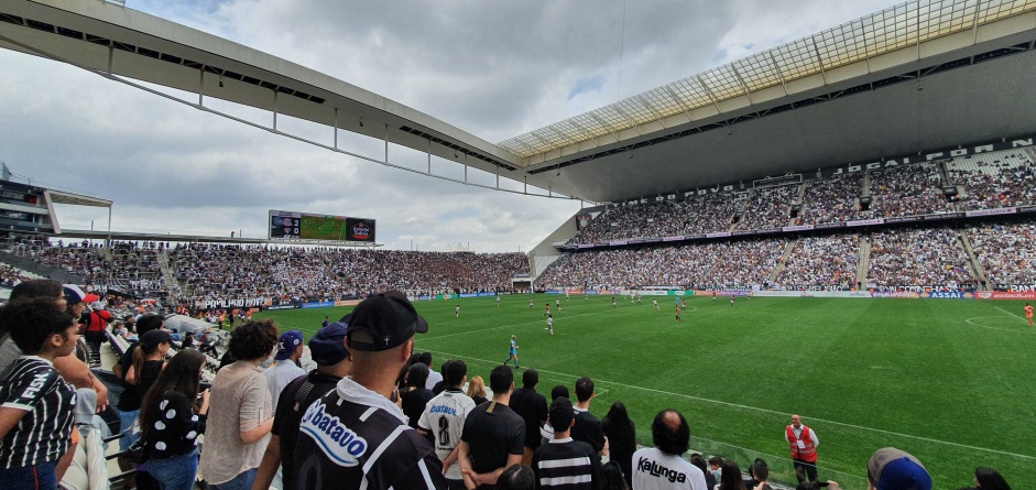 Arena Corinthians recebeu bom pblico durante final contra o So Paulo, pelo Paulista Feminino