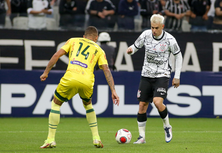 Rger Guedes na partida entre Corinthians e Mirassol desta quinta-feira