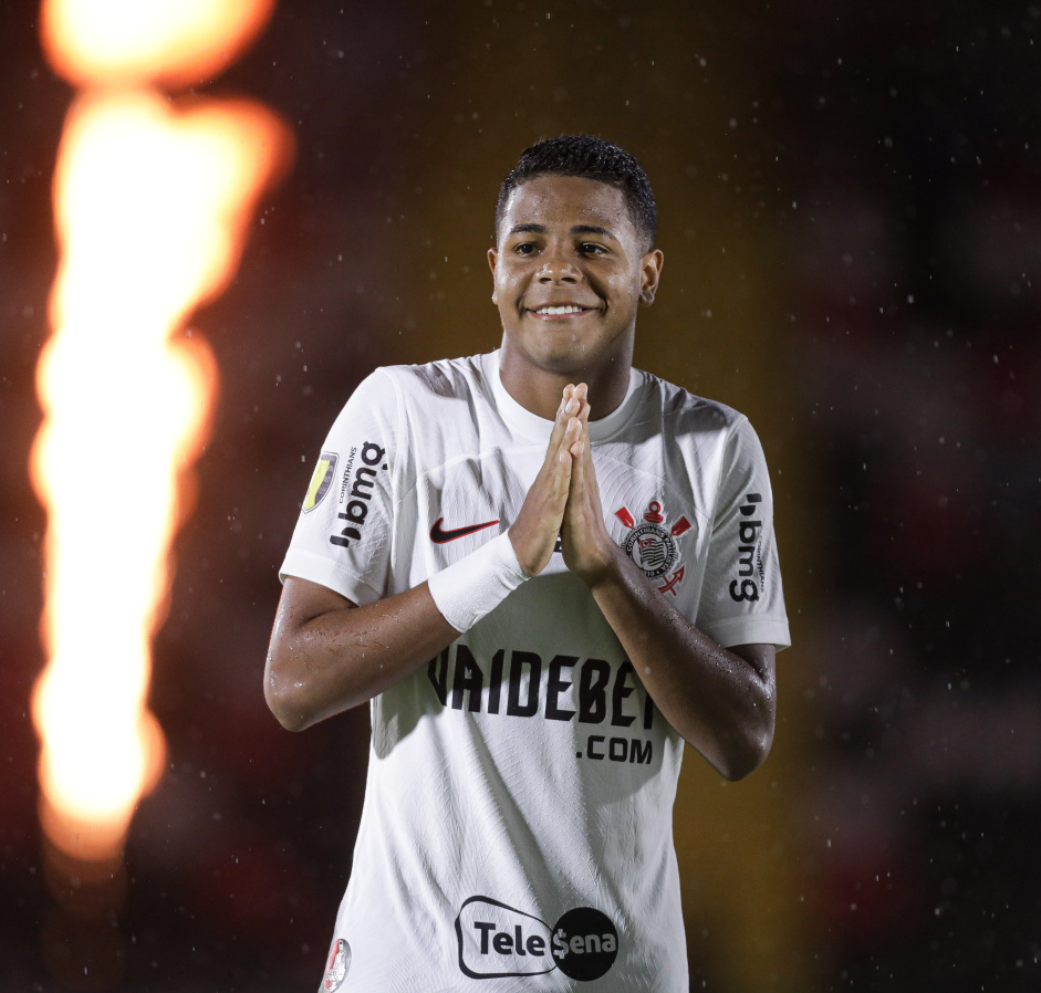 Wesley marcou o primeiro gol dele em 2024 contra o Botafogo-SP